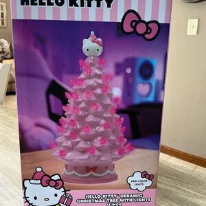 Hello Kitty 12” Pink Ceramic Tree with Lights